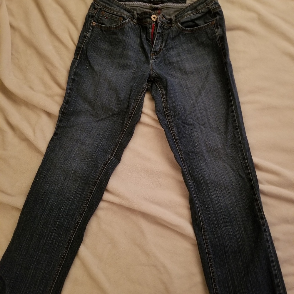❤👖Tommy Hilfiger mid-rise straight leg jeans